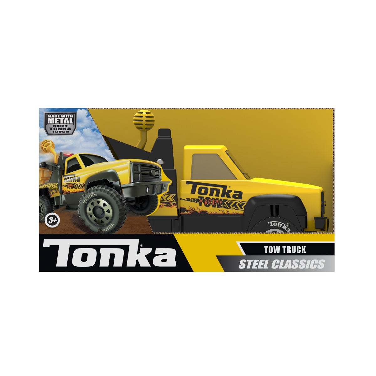 12.5" STEEL CLASSICS TOW TRUCK (2) BL
